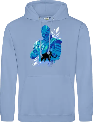 freezing age - mortalkombat, ice, freeze, subzero, scorpion, reptile, fighter, 80s, game, versus, arcade - Standard Hoodie