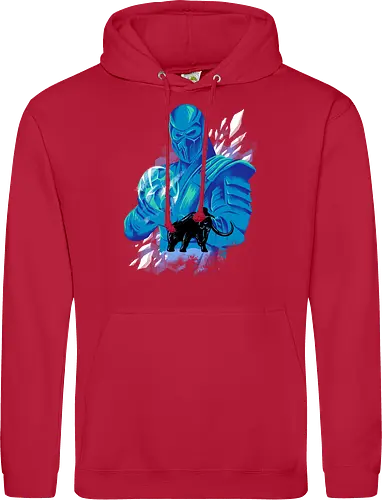 freezing age - mortalkombat, ice, freeze, subzero, scorpion, reptile, fighter, 80s, game, versus, arcade - Standard Hoodie