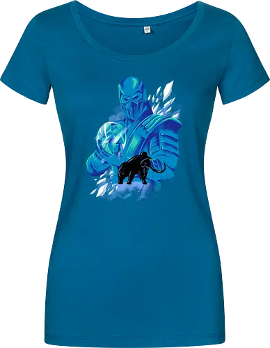 freezing age - mortalkombat, ice, freeze, subzero, scorpion, reptile, fighter, 80s, game, versus, arcade - Women T-Shirt