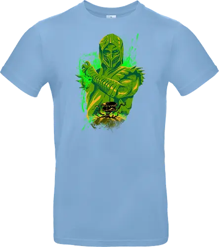 poison master  - mortalkombat, ice, freeze, subzero, scorpion, reptile, fighter, 80s, game, versus, arcade - Standard T-Shirt