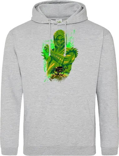poison master  - mortalkombat, ice, freeze, subzero, scorpion, reptile, fighter, 80s, game, versus, arcade - Standard Hoodie
