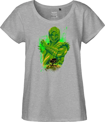 poison master  - mortalkombat, ice, freeze, subzero, scorpion, reptile, fighter, 80s, game, versus, arcade - Fairtrade Girl Shirt