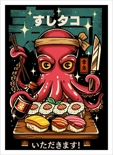 Octopus Sushi Master