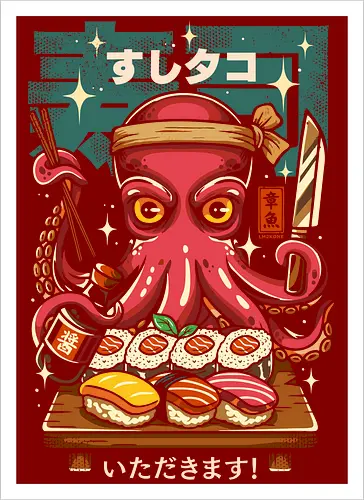 Octopus Sushi Master