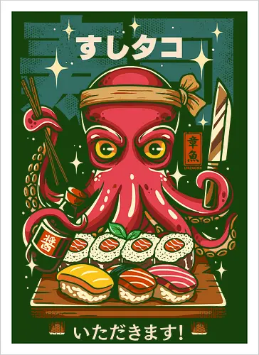 Octopus Sushi Master
