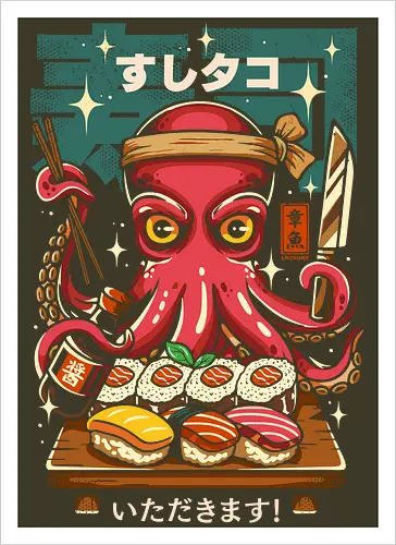 Octopus Sushi Master