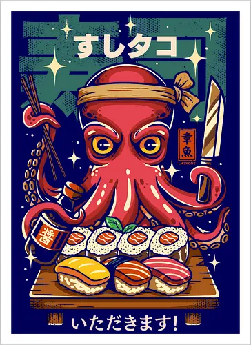 Octopus Sushi Master