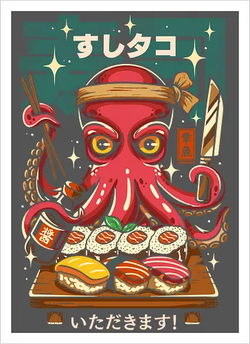 Octopus Sushi Master