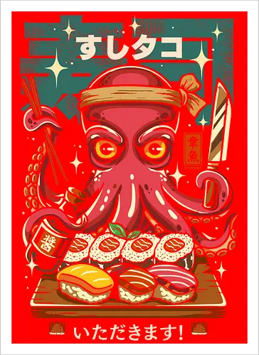 Octopus Sushi Master