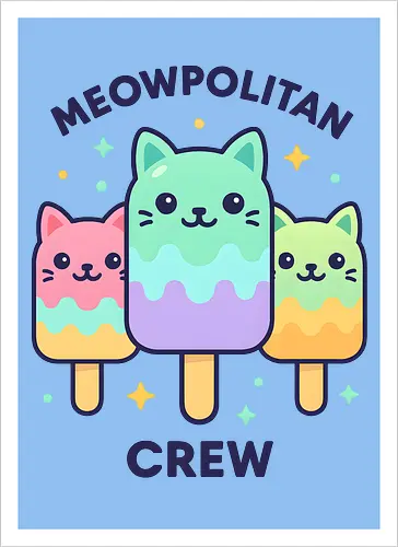 Kawaii Eiscreme-Katze