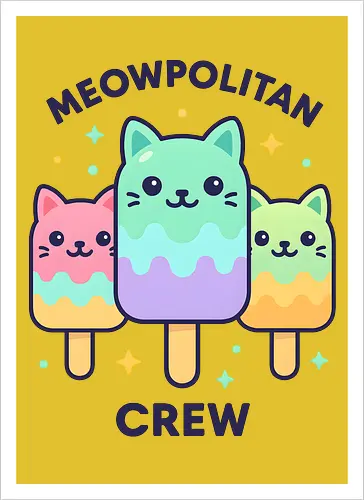 Kawaii Eiscreme-Katze