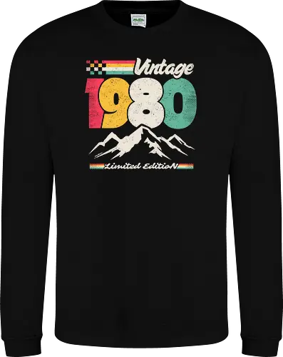 Retro Vintage 1980 - Limitierte Auflage