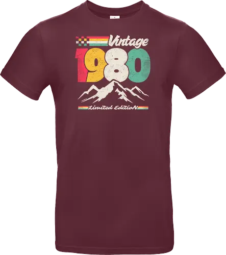 Retro Vintage 1980 - Limitierte Auflage