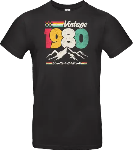 Retro Vintage 1980 - Limitierte Auflage