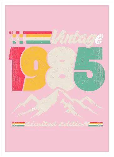 Retro Vintage 1985 - Limitierte Auflage