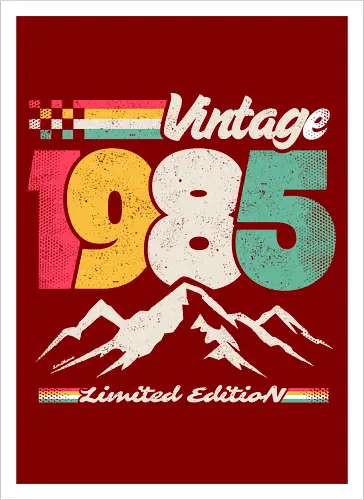 Retro Vintage 1985 - Limitierte Auflage