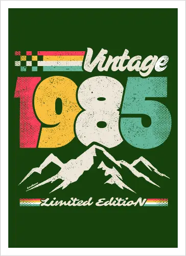 Retro Vintage 1985 - Limitierte Auflage