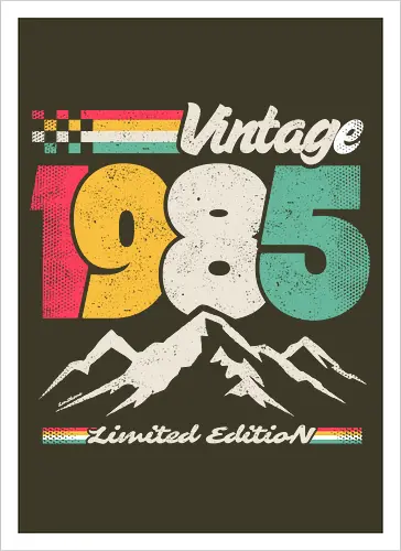 Retro Vintage 1985 - Limitierte Auflage