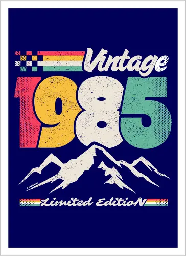 Retro Vintage 1985 - Limitierte Auflage