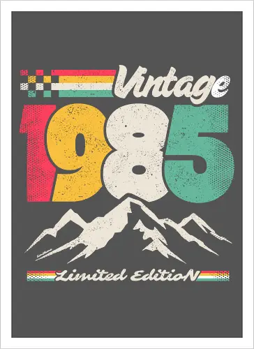 Retro Vintage 1985 - Limitierte Auflage