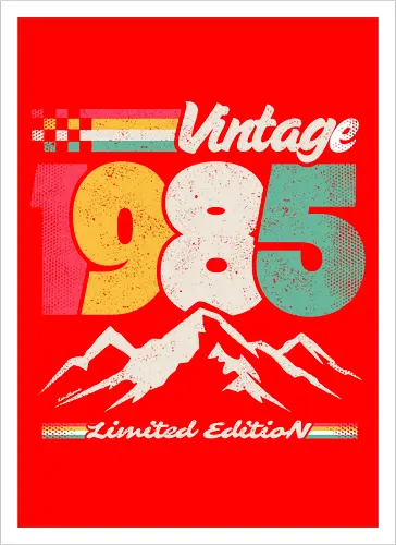 Retro Vintage 1985 - Limitierte Auflage
