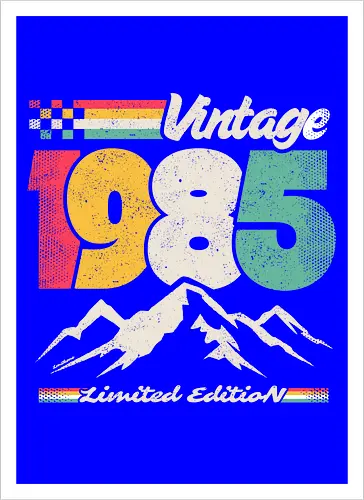Retro Vintage 1985 - Limitierte Auflage