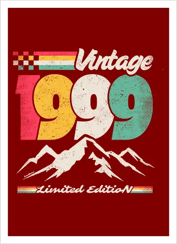 Retro Vintage 1999 - Limitierte Auflage