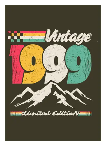 Retro Vintage 1999 - Limitierte Auflage