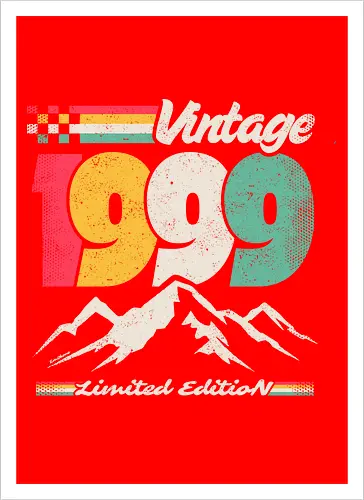 Retro Vintage 1999 - Limitierte Auflage