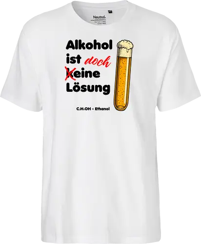 Alkohol ist (k)eine Lösung (schwarze Schrift)