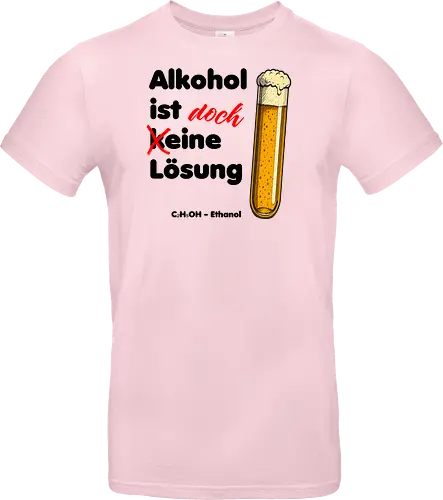 Alkohol ist (k)eine Lösung (schwarze Schrift)