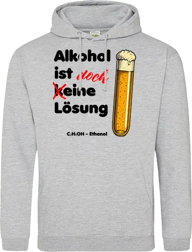Alkohol ist (k)eine Lösung (schwarze Schrift)