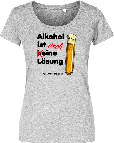 Alkohol ist (k)eine Lösung (schwarze Schrift)