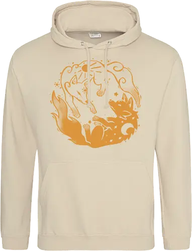 Sun and Moon Golden Wolves