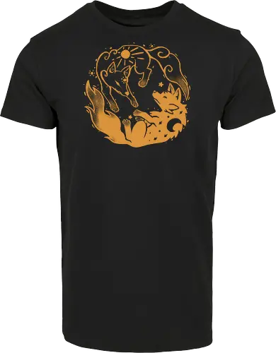 Sun and Moon Golden Wolves