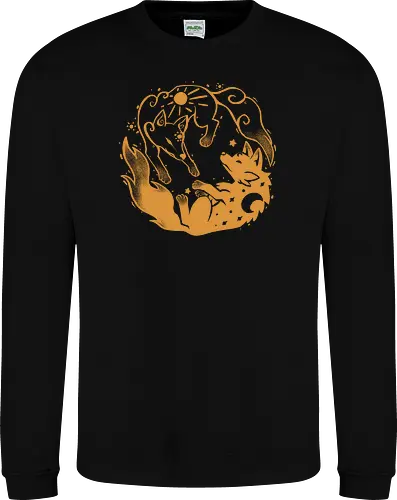 Sun and Moon Golden Wolves