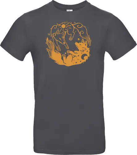 Sun and Moon Golden Wolves