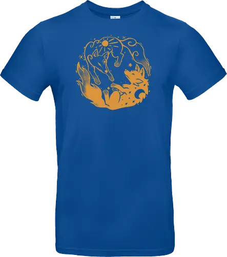 Sun and Moon Golden Wolves