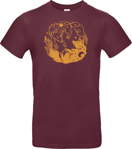 Sun and Moon Golden Wolves