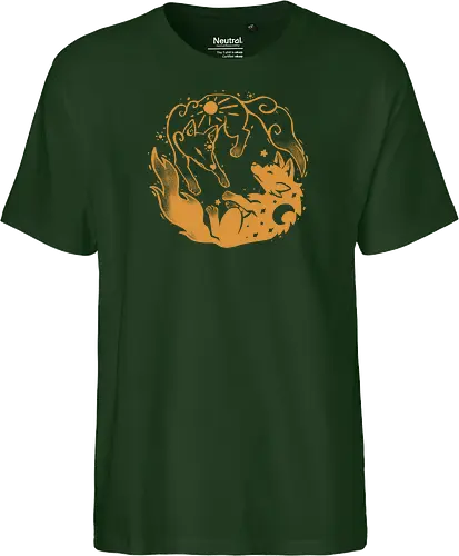 Sun and Moon Golden Wolves
