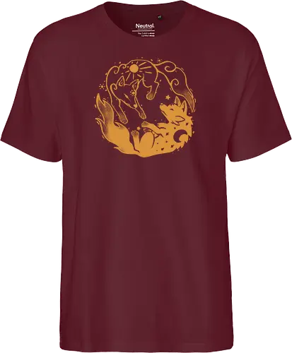 Sun and Moon Golden Wolves