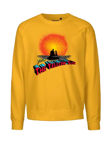 Visit The Yellow Sun - superman, superdog, super dog, super man, super, hero, clark kent, david corenswet, kal el, symbol, superheroes, original superhero, yellow sun, dog - Fairtrade Sweatshirt