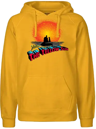 Visit The Yellow Sun - superman, superdog, super dog, super man, super, hero, clark kent, david corenswet, kal el, symbol, superheroes, original superhero, yellow sun, dog - Fairtrade Hoodie