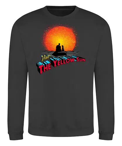 Visit The Yellow Sun - superman, superdog, super dog, super man, super, hero, clark kent, david corenswet, kal el, symbol, superheroes, original superhero, yellow sun, dog - Sweatshirt