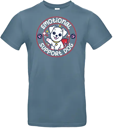 Superdog - Superdog, superman, super dog, superhero, dogs, emotional support animal, emotional support dog - Standard T-Shirt