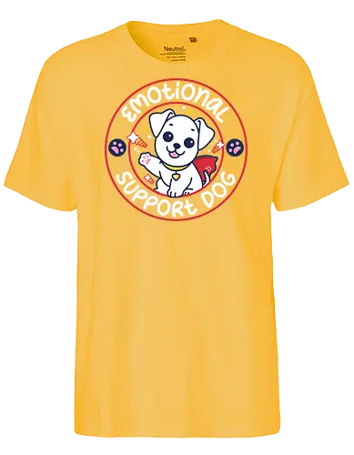 Superdog - Superdog, superman, super dog, superhero, dogs, emotional support animal, emotional support dog - Fairtrade T-Shirt