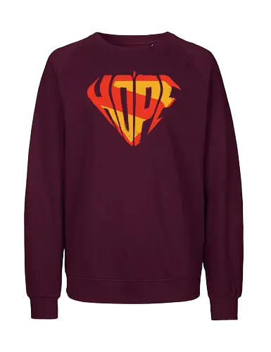 Hope - hope, superman, super hero, super man, comics - Fairtrade Sweatshirt