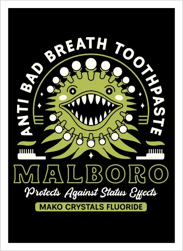Malboro Toothpaste Emblem