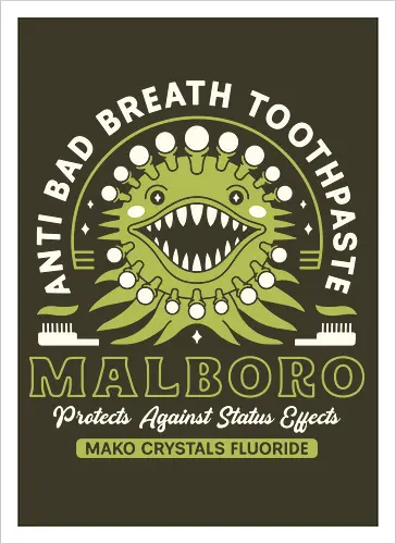 Malboro Toothpaste Emblem