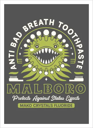 Malboro Toothpaste Emblem